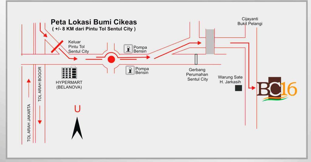 Bumi Cikeas Sentul Bogor Hotel Bagian luar foto